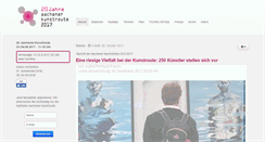 Desktop Screenshot of aachenerkunstroute.de