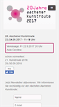 Mobile Screenshot of aachenerkunstroute.de